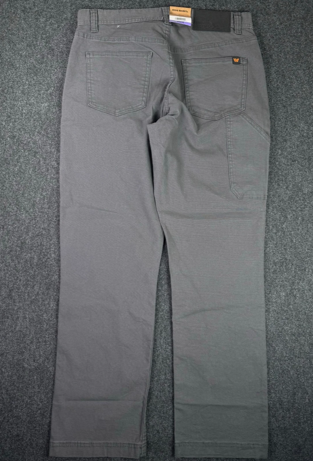 Eddie Bauer Pants Mens 32x29 Gray Canvas Utility Pant Outdoors Camping Hiking