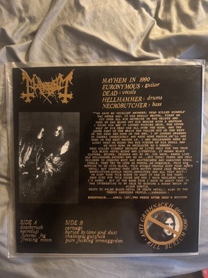 Mayhem - The Dawn Of The Black Hearts 1995 1ST PRESSING WOW | eBay