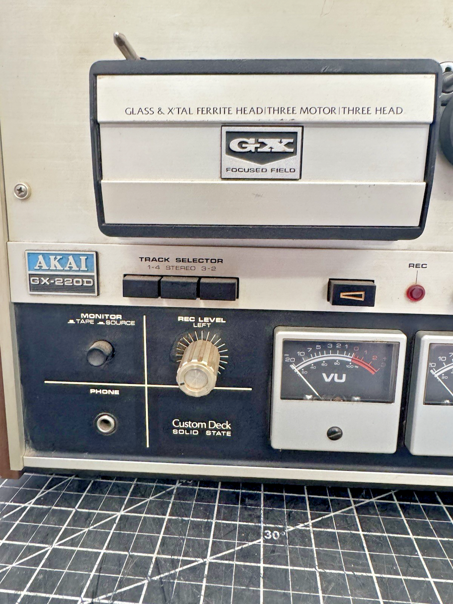家電 TOKU SUNDAY REEL D-20 Akai GX-220D Reel to Reel Tape Deck – 3 Motor – GX Heads – Japan