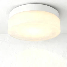 Ceiling Light 24W 5CCT LED White Modern Flush Mount Glass Shade Kitchen Fixture
