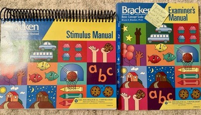 Bracken Basic Concept Scale Child Psychometric Educational Psychology Test  