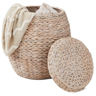 Best Choice Products Multipurpose Hyacinth Storage Tote Basket