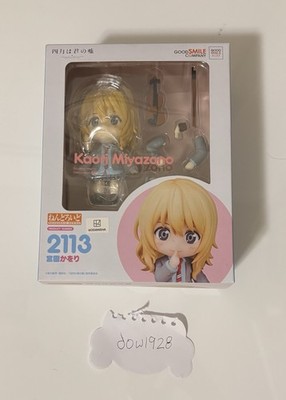 Your Lie in April Nendoroid #2113 Kaori Miyazono BRAND NEW SEALED