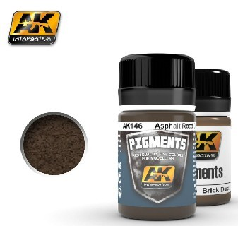 #ad AKI 146 AK Interactive Asphalt Road Dirt Dry Pigment 35ml Bottle $14.66