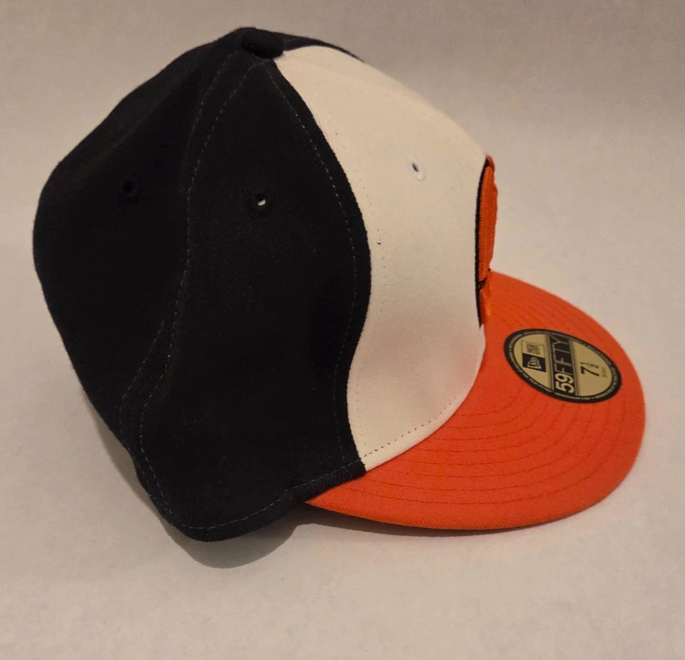 RARO New Era 59Fifty WWE John Cena Cadena Pandilla Soldado Snapback Sombrero Blanco/Naranja Foto 4 de 4