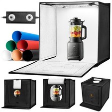 K F CONCEPT Photo Studio Light Box 20"x20" with 160 CRI 97 20 20 inch, Black