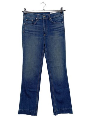 RAG & BONE High Waist Jeans Damen Jeans Gr. DE 38 blau Casual-Look