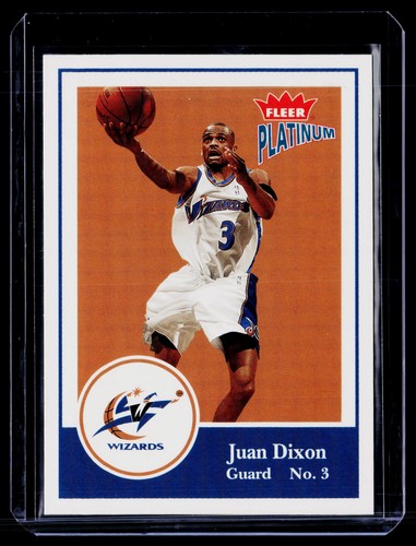 2003 Fleer Platinum Juan Dixon #7 card