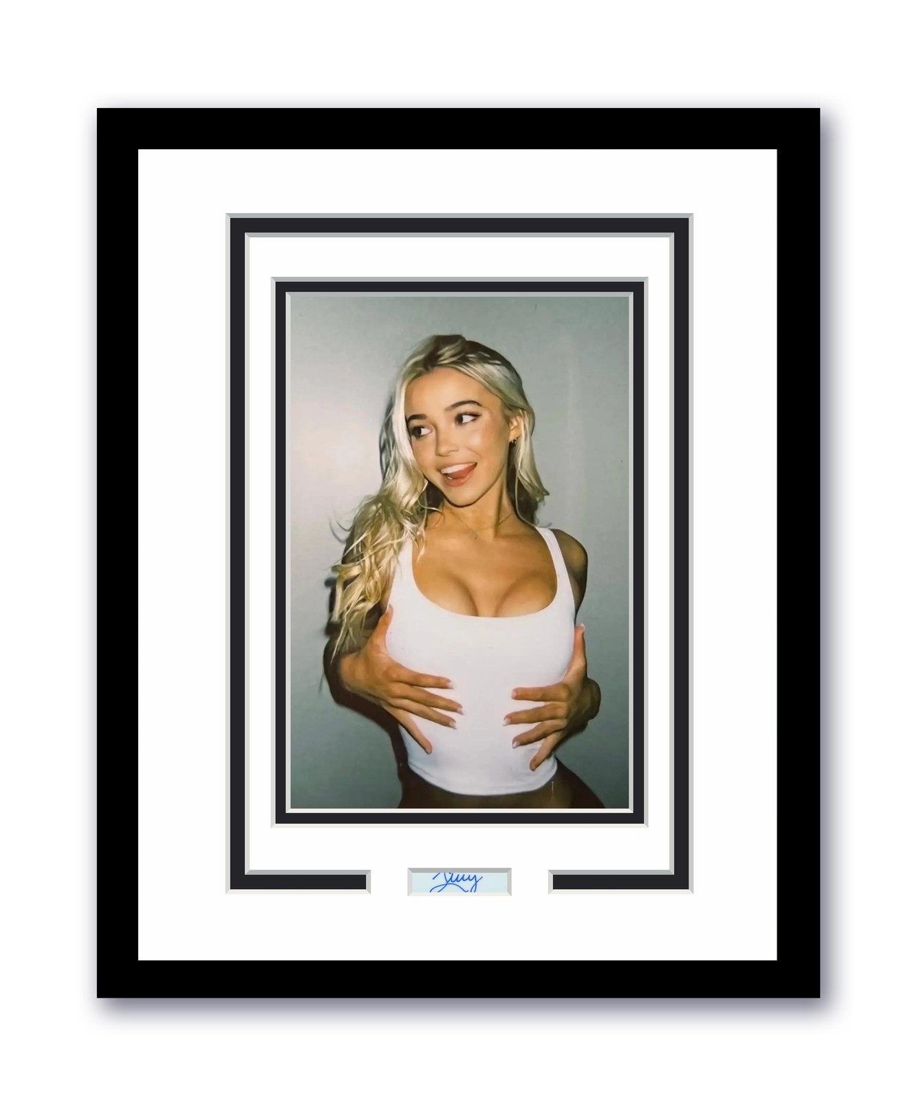 Olivia Dunne Autographed Signed 11x14 Framed Photo ACOA