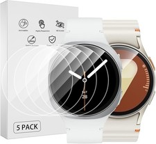 5-Pack Screen Protector for Samsung Galaxy Watch 40mm Anti Scratch Bubbl...
