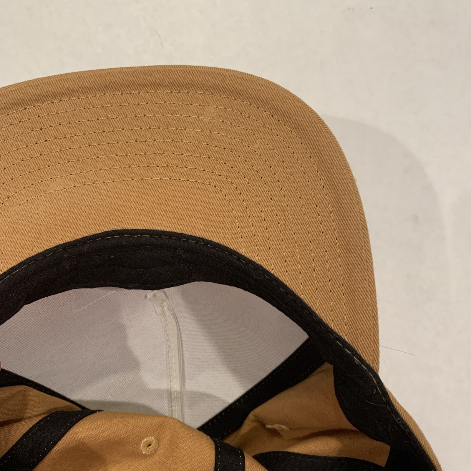 Vans Full Patch Snapback Hat - Mustard Brown - image 6