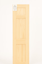 LPD Internal Clear Pine 3 Panel Door Unfinished B Graded Stock