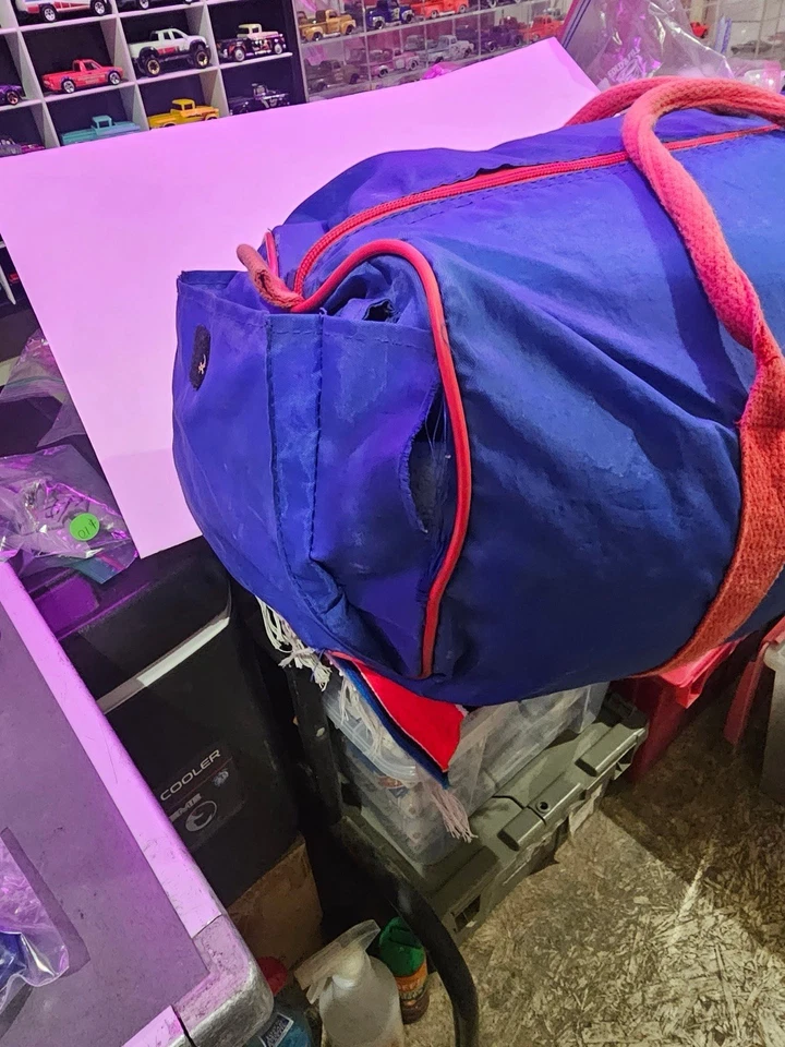 Bolso de Lona Deportivo Gi Joe FLINT 1984 RARO De Colección Ero Suprise! Hasbro Foto 4 de 4