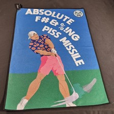Golf Towel Funny Microfiber Waffle Knit