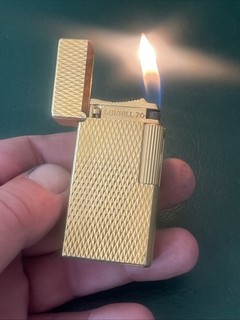 Vintage Gold Plated Dunhill 70 Rollagas Lighter