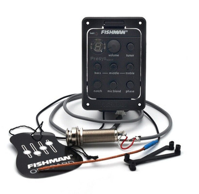 Fishman 301 Presys Piezo Pickup  Mic Blend Dual Preamp EQ Tuner  Acoustic Guitar