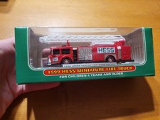 1999 Hess Miniature Fire Truck Mini READ