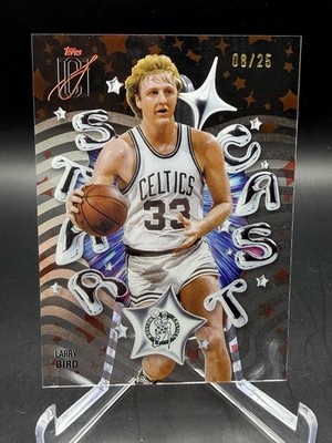 Topps 2025/26 Signature Class Red Star Cast Larry Bird Celtics SC-16  /25 SSP 💥