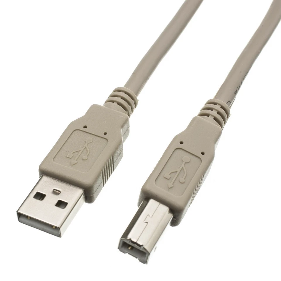 25Ft USB 2.0 High Speed Type A Male to Type B Male Printer Scanner Cable Cord - Image 4 of 4