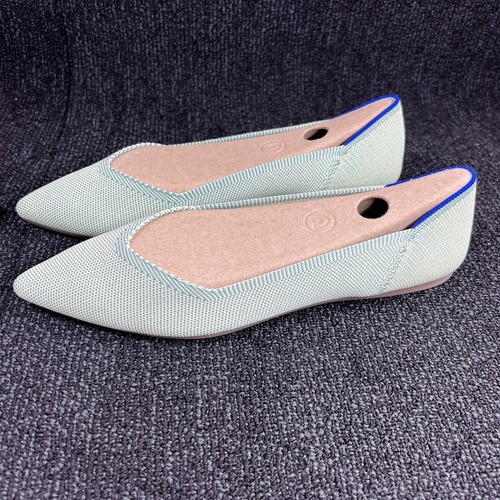 Rothys The Point flache Damenschuhe Größe W9,5 neuwertig grün spitz zulaufend - Bild 8 von 16