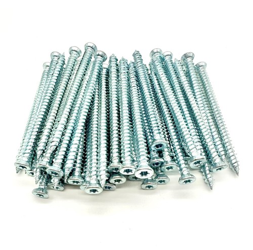 7.5MM X 100MM CONCRETE SCREW TORX COUNTERSUNK MULTIFIX MASONRY BRICK WINDOW DOOR - Picture 3 of 4