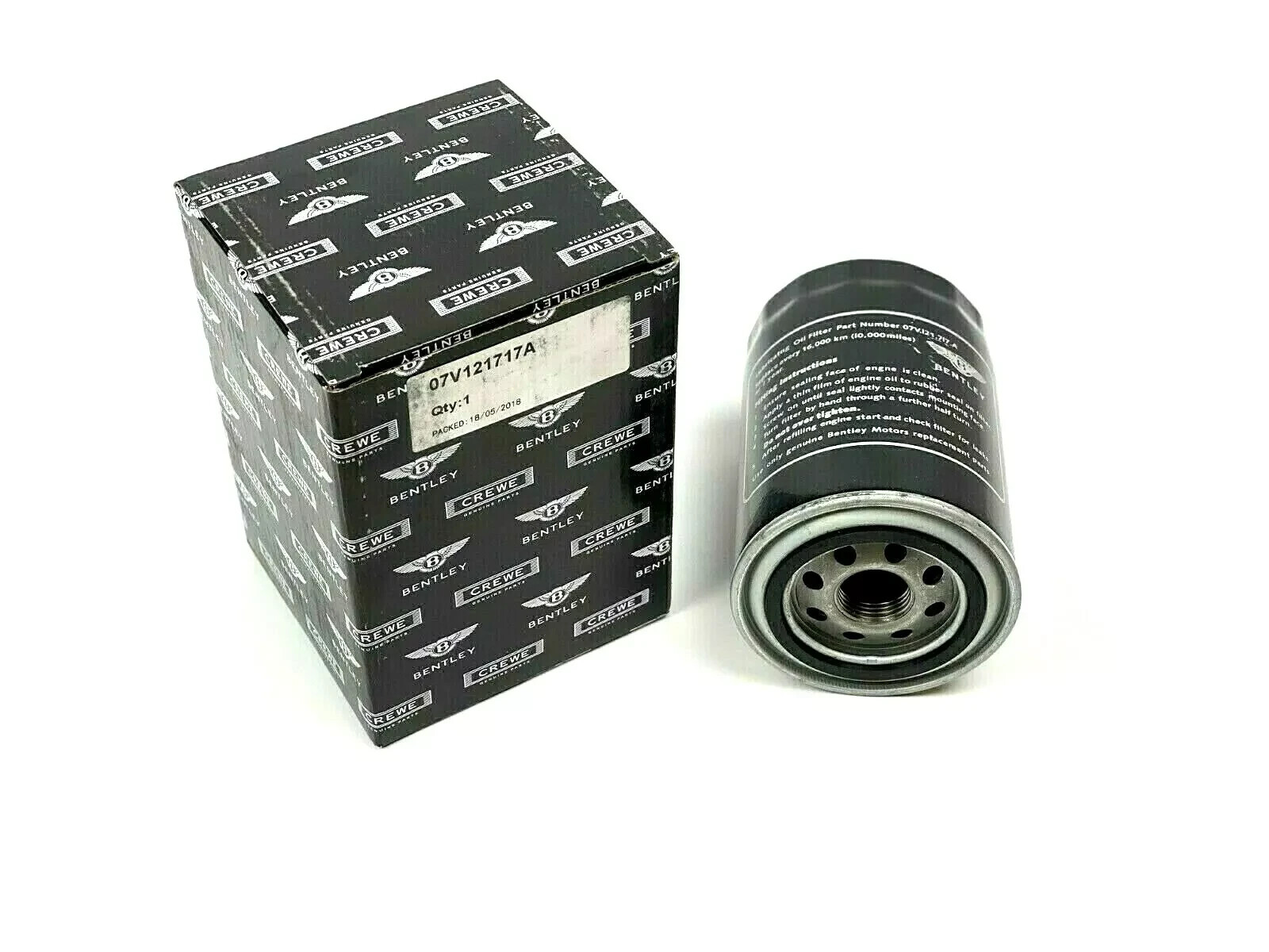 Bentley & Rolls Royce Oil Filter 07V121717A - Genuine