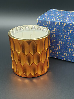 PartyLite 3-Docht-Duftwachsglas '' Magische Mango '' G531038 Neu / OVP