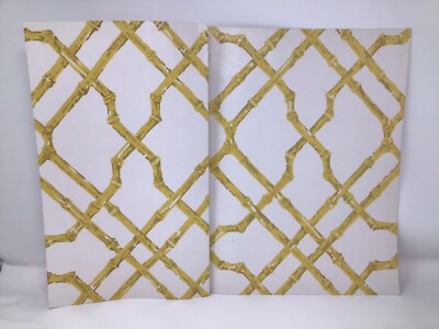 1970s Vintage Wallpaper Sample Lasting Impressions by Jean McLain Bamboo 81061