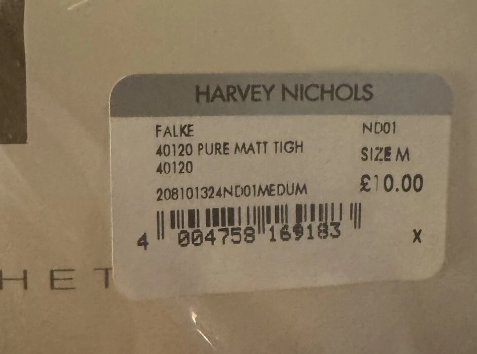 Medias Falke 40120 Mujer Puro Mate Polvo Transparente Mate Talla M NUEVAS Foto 4 de 4