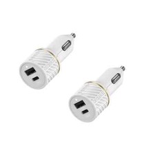 OtterBox Fast Charge USB-A 12W to USB-C 18W - Car Charger - 2-pack