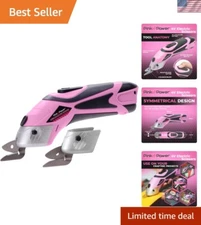 Rechargeable Electric Scissors - Efficient Cutting for Fabric, Paper & More