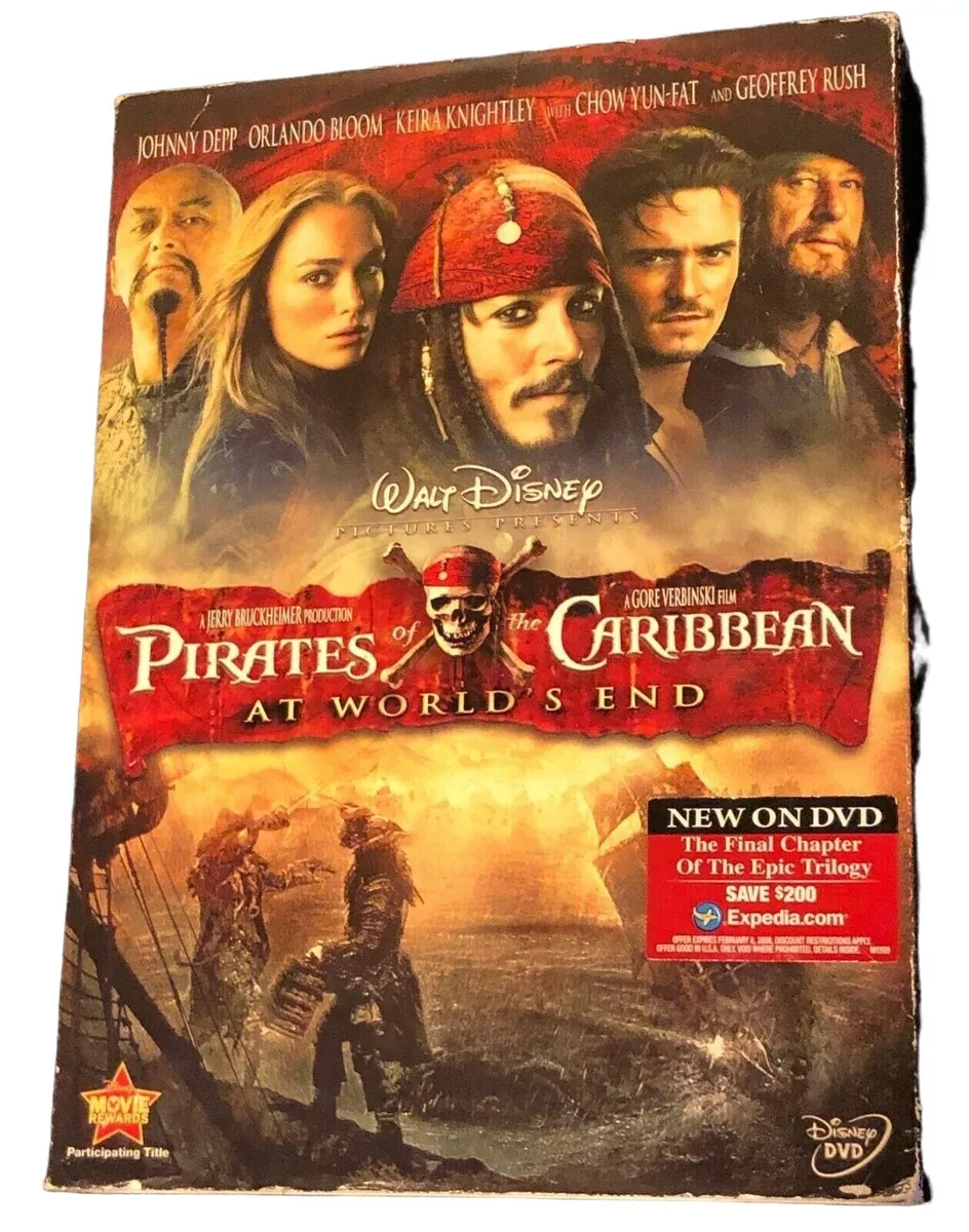 Pirates of the Caribbean: At World's End (DVD, 2007) - Like New  786936292992