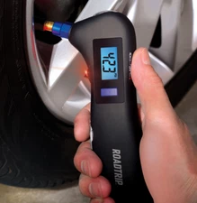 RoadTrip Emergency Auto Tool Kit Flash Light Tire Pres. Gauge Escape Hammer $40