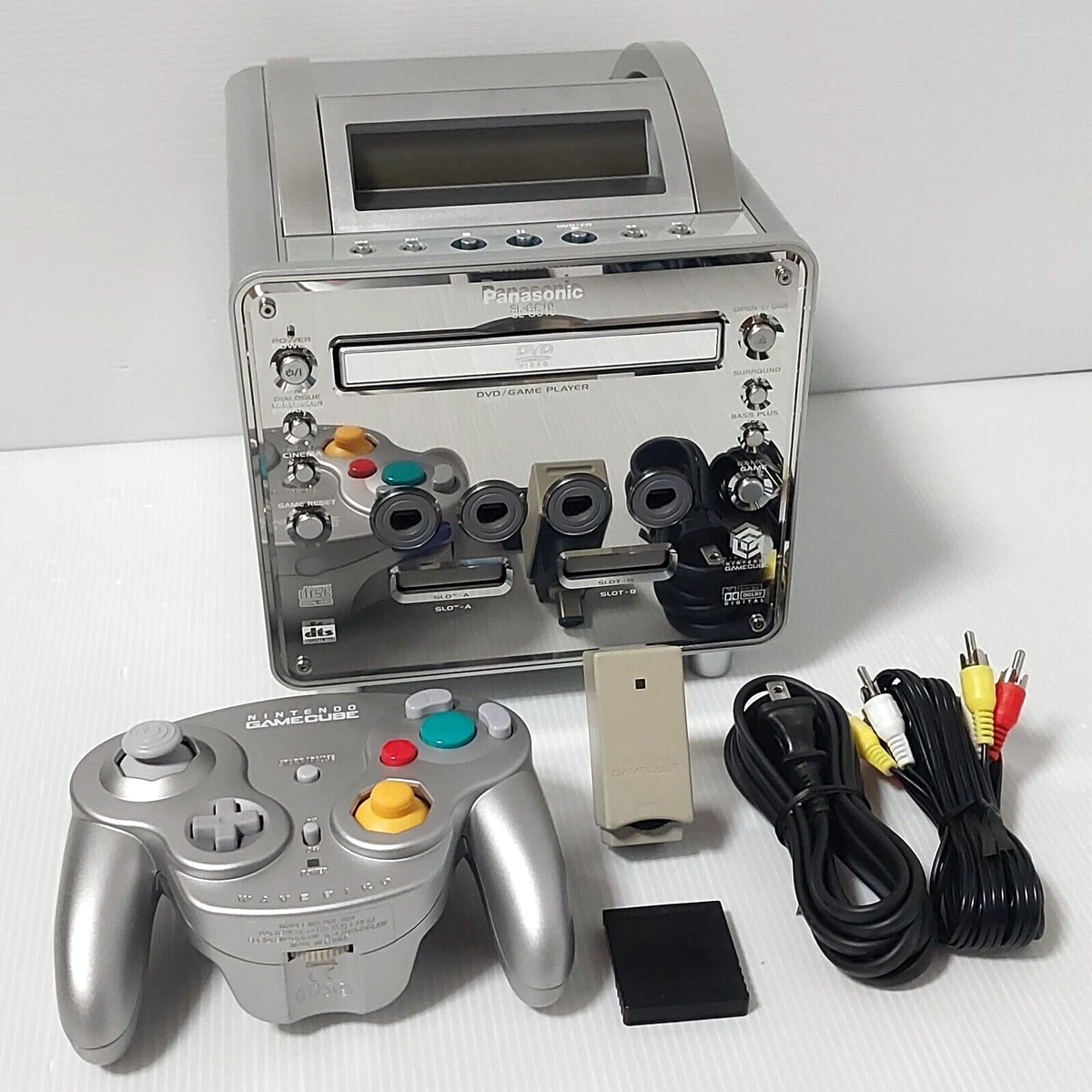 Panasonic Q Japanese console SL-GC10-S Gamecube Works fine #FR1LA007692 from jp