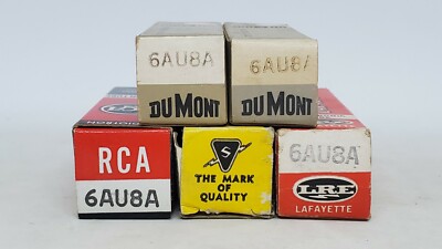 6AU8A Tube New (New Old Stock) Test New 1 Year Warranty