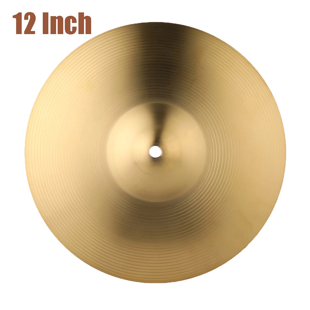 12 inch Brass Crash Cymbal Hi Hat Splash Cymbals for Jazz Drum