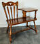 tell city solid hard maple gossip bench telephone table - andover finish 8022