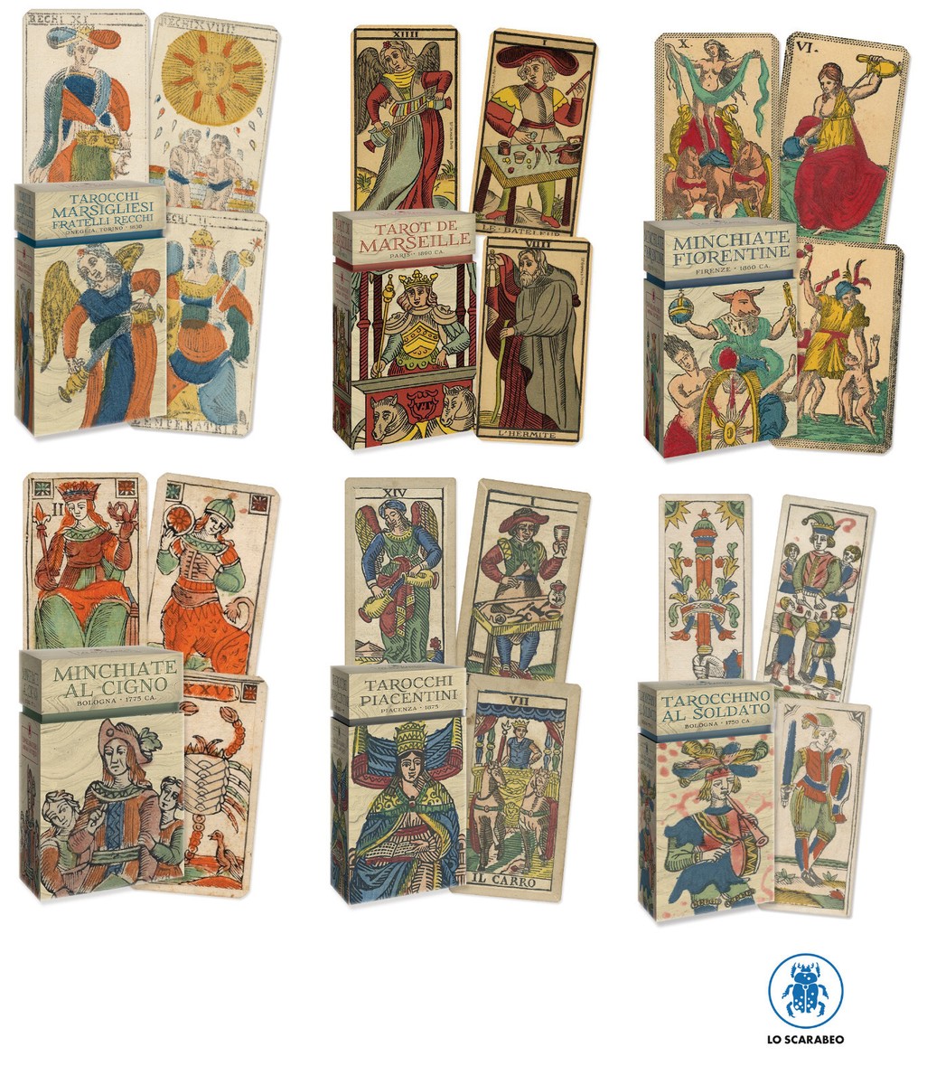 Lo Scarabeo Anima Antiqua Series COMPLETE 6 TAROT DECKS NEW SEALED