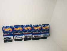 Vintage Mattel Hot Wheels Cars Blue Cards All Sealed Cars Lot-5 cars NEW
