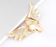 Lilidreamstore 360 Rotating Cell Phone Tablet Ring Stand Holder Kickstand Wings