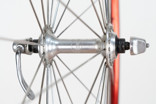 JUEGO DE RUEDAS CAMPAGNOLO CHORUS AMBROSIO BALANCE ROJO 10S CUBIERTA RUEDAS 32H de colección - Imagen 15 de 19
