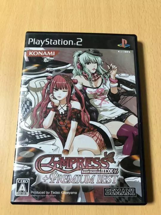 Playstation 2 beatmania IIDX 16 Empress + Premium Best BEMANI Sony 