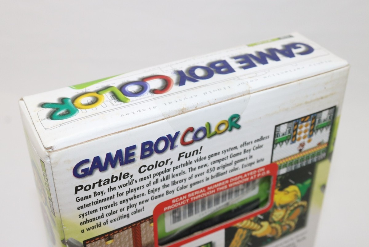 Nintendo Game Boy Color Kiwi Green Console - New, Factory Sealed