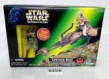 Star Wars Power of the Force Speeder Bike with Endor Princess Leia Kenner 1996
