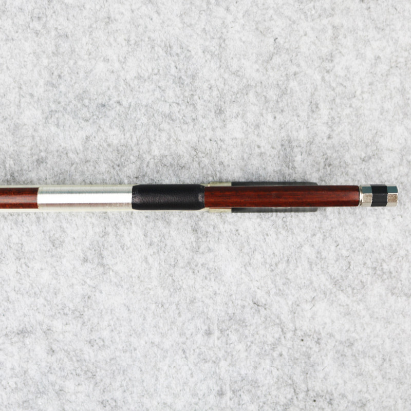 4/4 Violin Bow - Pernambuco Wood Design With Carbon Fiber Core, Ebony Frog, 59-61g