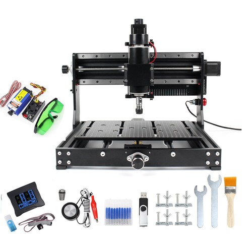 『DE』 3020 PLUS 500W DIY CNC Fräsmaschine Metall Edelstahl Laser Graviermaschine - Bild 28 von 48