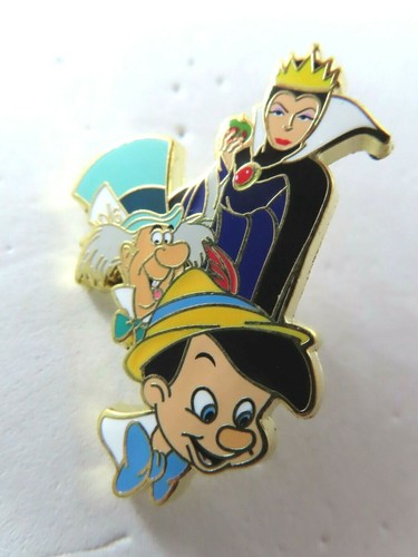 Disney Pin ACME Magic Carpet Ride Evil Queen Mad Hatter Pinocchio #129854 - Picture 1 of 2
