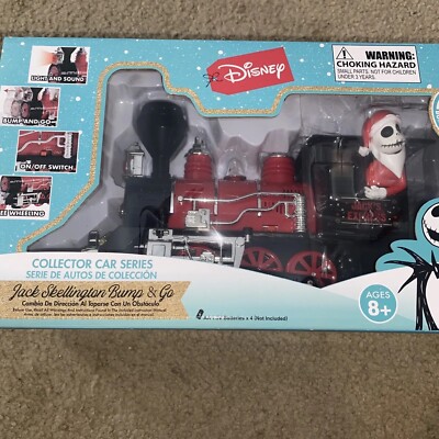 Jack Skellington Nightmare Before Christmas Bump & Go Train Engine Car Lights