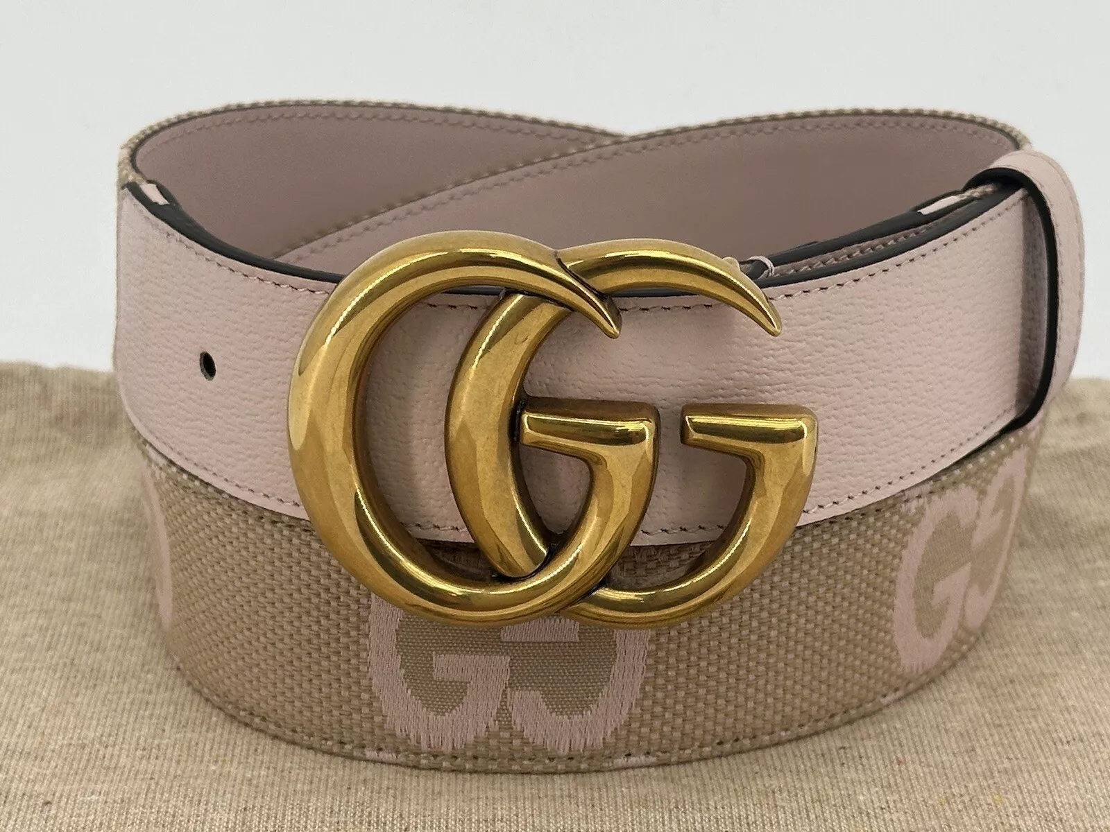Neuf Luxury Original GUCCI Ceinture Jumbo Femme GG Marmont 400593   Taille 85 cm 9880