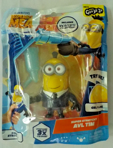 Super Stretchy Avl Tim Despicable Me 4 Heroes of Goo Jit Zu water blaster Moose - 第 1/2 張圖片